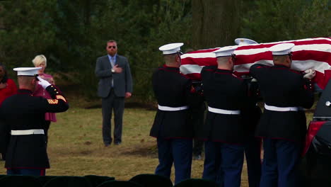 Us-Marines-Transport-The-Casket-Of-Sgt-Catherine-Murray-At-Arlington