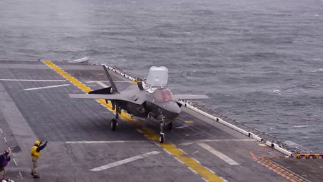 A-F35B-Lightning-Ii-Aircraft-Lands-On-The-Uss-Wasp