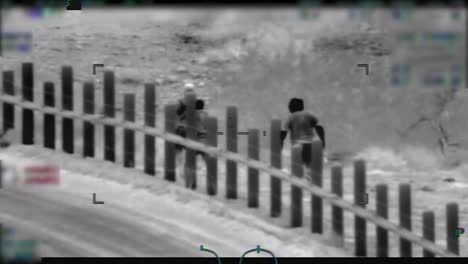 Night-Vision-Footage-Of-Mexican-Migrants-Being-Dropped-Of-At-the-American-Border-By-Armed-Escorts-2010S