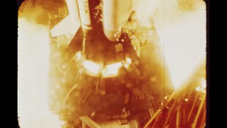 Close-Up-Of-the-Apollo-7-Rockets-Engine-As-It-Begins-To-Take-Off-1968