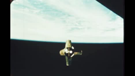 the-Apollo-7-In-Orbit-Around-the-Earth-1968