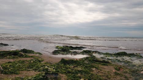 Barbed-Wire-Left-Over-At-Utah-Beach-As-the-Tide-Comes-In-And-Out-On-the-75th-Commemoration-Of-Dday-2019