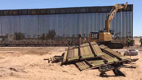 A-Section-Of-the-New-30-Foot-Boarder-Wall-In-Arizona-Constructed-By-the-Us-Army-Corps-Of-Engineers-2019