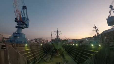 Time-Lapse-Of-the-Sun-Rising-On-the-Uss-John-S-Mccain-While-Dry-Docked-2018