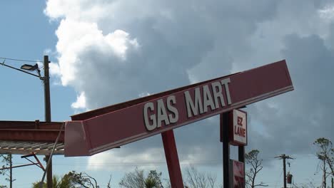 A-Gas-Station-In-Lynn-Haven-Florida-Ruined-By-Hurricane-Michael-2018