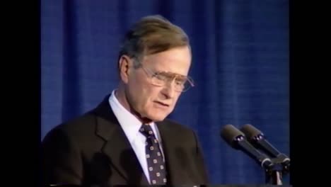 President-George-H-W-Bush-Speaks-About-the-Need-For-Intelligence-During-His-Farewell-Speech-To-the-Cia-January-8-1993