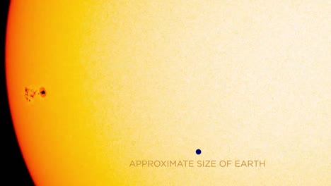 Nasas-Sdo-Solar-Dynamics-Observatory-Observa-Una-Mancha-Solar-Girar-Hacia-La-Tierra