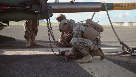 Us-Marines-With-Combat-Logistics-Battalion-(Clb)-3-Participate-In-A-Helicopter-Support-Team-(Hst)-Exercise