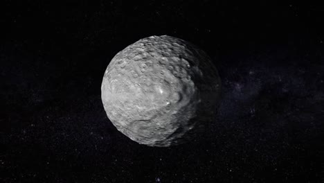 A-Computer-Simulation-Of-A-Fly-Over-Of-Dwarf-Planet-Ceres-2019