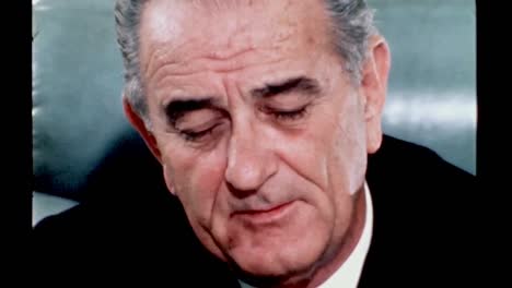 President-Lyndon-B-Johnson-While-Still-In-Office-Reflects-On-Being-And-the-Role-Of-the-President-1960S