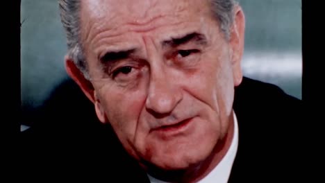 Präsident-Lyndon-B-Johnson-Denkt-Darüber-Nach,-Fehler-Zu-Machen,-Aber-Beharrlich-Darauf,-Das-Richtige-Zu-Tun-1960er-Jahre