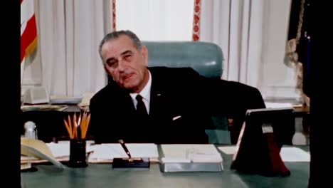 President-Lyndon-B-Johnson-Reflects-On-Not-Making-All-His-Dreams-Come-True-But-Is-Proud-To-Have-Had-His-Chance-1960S