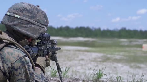 Us-Marines-Conduct-Squadsupported-Fire-And-Maneuver-Training-To-Sharpen-Warfighting-Skills-At-Camp-Lejeune-Nc