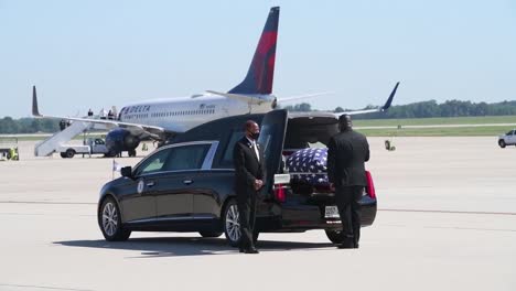 the-Coffin-Carrying-the-Remains-Of-Civilrights-Leader-And-Us-Rep-John-Lewis-Departs-Joint-Base-Andrews-Maryland-1