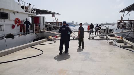 Coast-Guard-Cutter-Joseph-Napier-Crew-Offload-Cocaine-Siezed-From-A-Gofast-Vessel-In-the-Caribbean-Sea-Puerto-Rico
