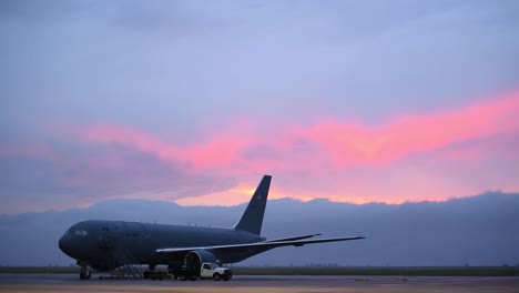 Sunrise-Timelapse-Of-97th-Air-Mobility-Wing-Kc46-Pegasuss-At-Altus-Afb-Prepping-For-A-Severe-Weather-Exercise-Ok-1