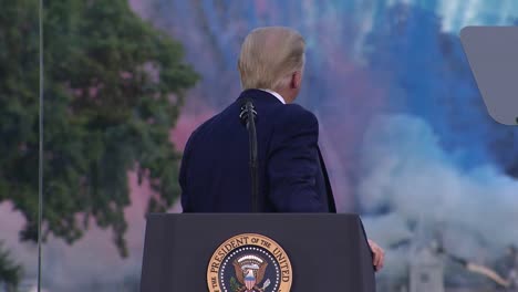 Fireworks-And-U-S-President-Trump-Opening-Remarks-Of-the-2Nd-Annual-Salute-To-America-Celebration