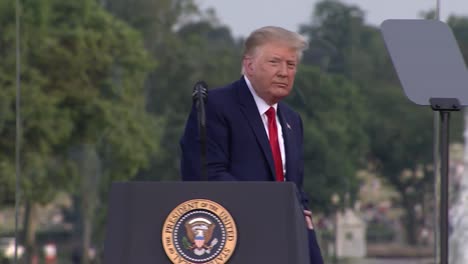 U-S-President-Trump-Introduces-the-Military-Flyovers-During-the-2Nd-Annual-Salute-To-America-Celebration