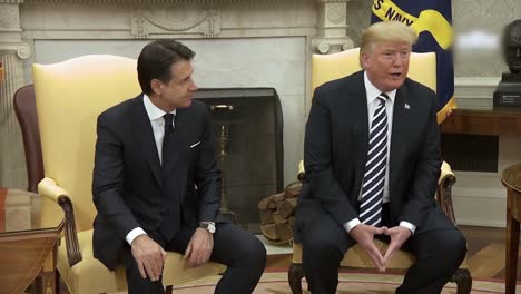 American-President-Donald-Trump-Meets-Italian-Prime-Minister-Giuseppe-Conte-In-the-White-House-1