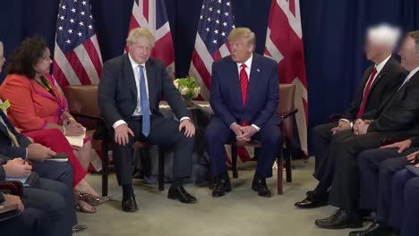 President-Donald-Trump-Meets-With-British-Prime-Minister-Boris-Johnson-In-Washington-Dc