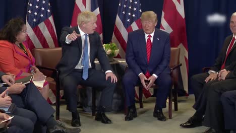 British-Prime-Minister-Boris-Johnson-Meets-President-Trump-And-they-Respond-To-Questions-Brexit-And-the-Judiciary