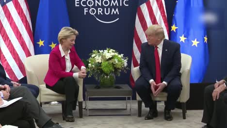 Us-President-Donald-Trump-And-Ursula-Von-Der-Leyen-President-Of-the-European-Commission-World-Economic-Forum-1