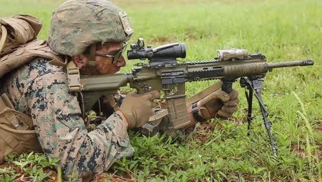 Us-Marines-Fire-Weapons-During-A-Longrange-Air-Assault-Raid-Exercise-At-Camp-Hansen-Okinawa-Japan