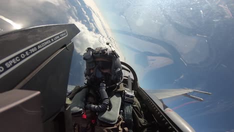 Colorado-Air-National-Guard-F16-Kampfjet-Cockpit-Aufnahmen-Von-Norad-Operation-Norad-Defender-Canada-1