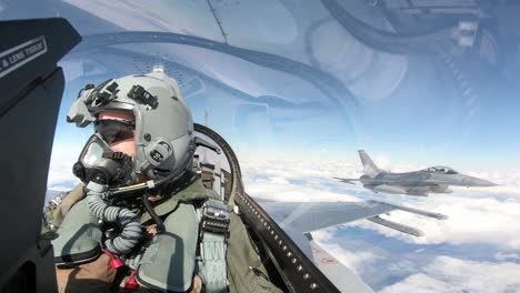 Colorado-Air-National-Guard-F16-Kampfjet-Cockpit-Aufnahmen-Von-Norad-Operation-Norad-Defender-Canada-2