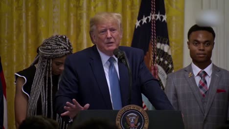 Us-President-Donald-Trump-Speaks-To-African-Americans-Young-Black-Leadership-Summit-At-the-White-House-15