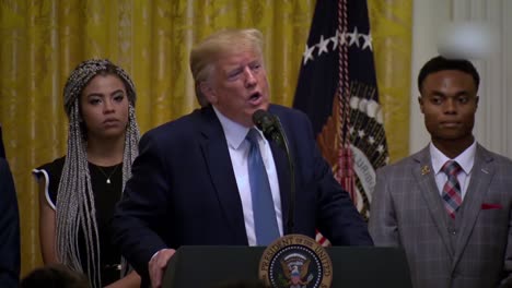 Us-President-Donald-Trump-Speaks-To-African-Americans-Young-Black-Leadership-Summit-At-the-White-House-18