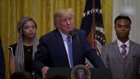 Us-President-Donald-Trump-Speaks-To-African-Americans-Young-Black-Leadership-Summit-At-the-White-House-19
