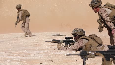 Us-Marine-Marksmanship-And-Hand-Grenade-Training-Exercise-During-Falcon-Sentry-United-Arab-Emirates