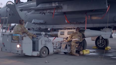 Us-Air-Force-Armaments-Systems-Specialists-Load-Weapons-Onto-An-F15E-At-Mountain-Home-Air-Force-Base-Id-5