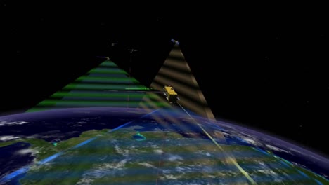 Verschiedene-NASA-Animationen-Mit-Satelliten-Und-Globaler-Erwärmung
