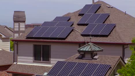 Aerial-Of-Solar-Panels-Adorning-The-Tops-Of-Houses-In-A-Residential-Neighborhood-2