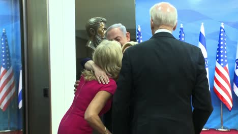 US-Vizepräsident-Joe-Biden-Und-Jill-Biden-Treffen-Den-Israelischen-Premierminister-Benjamin-Netanjahu-In-Jerusalem