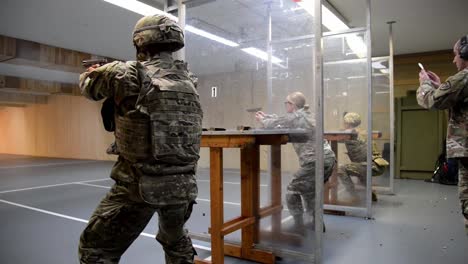 Us-Army-Soldiers-With-Allied-Forces-North-Battalion-M17-Pistol-Marksmanship-Training-Chievres-Air-Base-Belgium-2