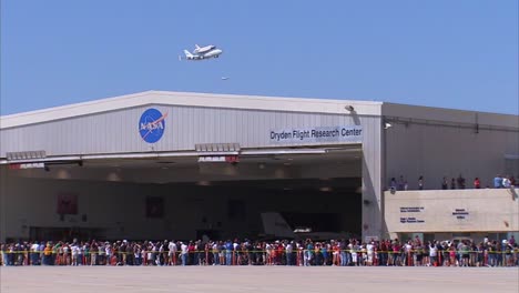 The-Final-Voyage-Of-Space-Shuttle-Enterprise-Crowds-At-Dryden-Afb