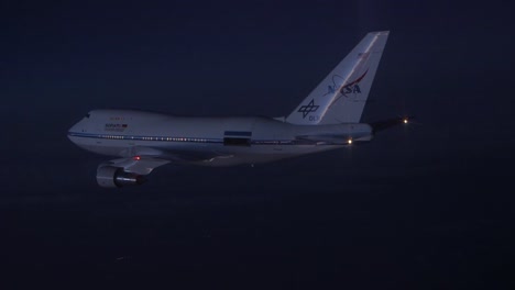 Nasa-747-Specially-Fitted-To-Carry-Space-Shuttle-In-Flight-At-Dusk-And-Night-1