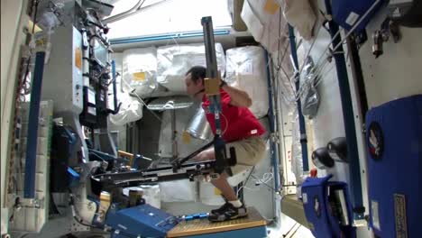 Astronauts-Exercise-On-The-International-Space-Station