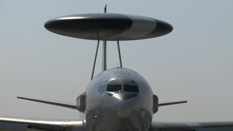 A-Us-Air-Force-E3-Sentry-Awacs-Plane-Prepares-For-Takeoff