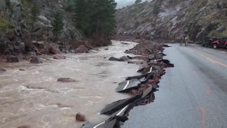 A-Flood-Causes-Severe-Damage-Along-Roadways-In-Colorado-2