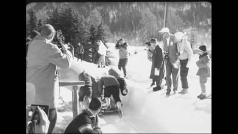 El-Campeonato-Mundial-De-Bobsled-De-1959-En-Suiza