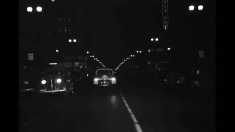 Downtown-La-Bei-Nacht-Im-Jahr-1946-1