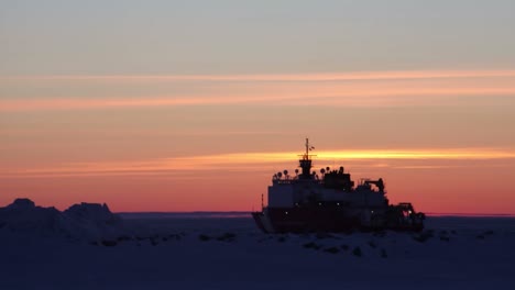 Beautiful-Time-Lapse-Sunrise-Footage-Of-The-Coast-Guard-Cutter-Healy-Off-The-Coast-Of-Alaska-1