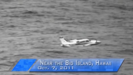 News-Style-Footage-Of-A-Light-Plane-Crashing-Into-The-Ocean