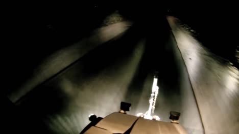 Go-Pro-Style-Footage-Of-A-Gunners-View-Of-A-Scout-Truck-At-The-Head-Of-A-Convoy-In-Iraq-2
