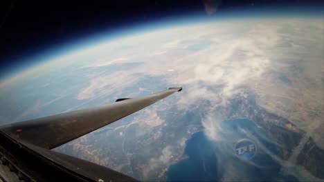 A-View-Of-Earth-From-A-U2-Spy-Plane-In-Flight