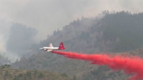 Fixed-Wing-Aircraft-Make-Fire-Retardant-Drops-On-The-High-Park-Fire-Burns-In-Colorado-1